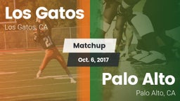 Matchup: Los Gatos High vs. Palo Alto  2017