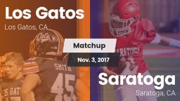 Matchup: Los Gatos High vs. Saratoga  2017