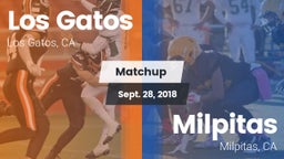 Matchup: Los Gatos High vs. Milpitas  2018