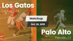 Matchup: Los Gatos High vs. Palo Alto  2018