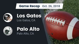 Recap: Los Gatos  vs. Palo Alto  2018