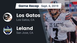 Recap: Los Gatos  vs. Leland  2019