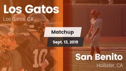 Matchup: Los Gatos High vs. San Benito  2019