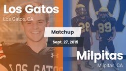 Matchup: Los Gatos High vs. Milpitas  2019