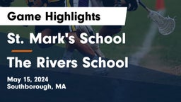 St. Mark's School vs The Rivers School Game Highlights - May 15, 2024
