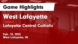 West Lafayette  vs Lafayette Central Catholic  Game Highlights - Feb. 10, 2023