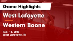 West Lafayette  vs Western Boone  Game Highlights - Feb. 11, 2023