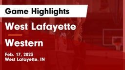 West Lafayette  vs Western  Game Highlights - Feb. 17, 2023