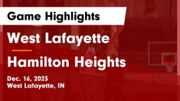 West Lafayette  vs Hamilton Heights  Game Highlights - Dec. 16, 2023