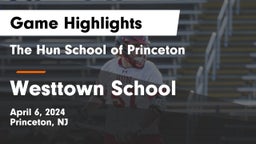 The Hun School of Princeton vs Westtown School Game Highlights - April 6, 2024