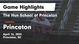 The Hun School of Princeton vs Princeton  Game Highlights - April 16, 2024