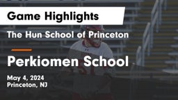 The Hun School of Princeton vs Perkiomen School Game Highlights - May 4, 2024