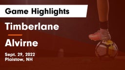 Timberlane  vs Alvirne  Game Highlights - Sept. 29, 2022