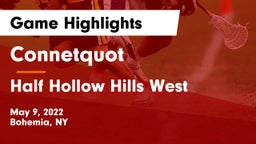Connetquot  vs Half Hollow Hills West  Game Highlights - May 9, 2022