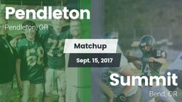 Matchup: Pendleton High vs. Summit  2017