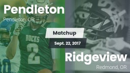 Matchup: Pendleton High vs. Ridgeview  2017