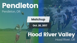 Matchup: Pendleton High vs. Hood River Valley  2017