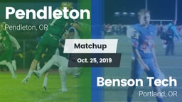Matchup: Pendleton High vs. Benson Tech  2019