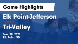 Elk Point-Jefferson  vs Tri-Valley  Game Highlights - Jan. 28, 2021