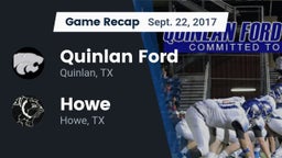 Recap: Quinlan Ford  vs. Howe  2017