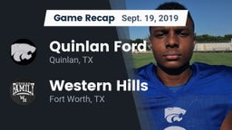 Recap: Quinlan Ford  vs. Western Hills  2019