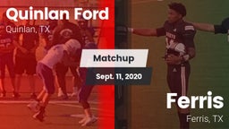 Matchup: Quinlan Ford High vs. Ferris  2020