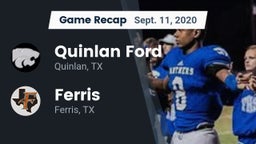 Recap: Quinlan Ford  vs. Ferris  2020