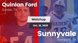 Matchup: Quinlan Ford High vs. Sunnyvale  2020