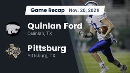 Recap: Quinlan Ford  vs. Pittsburg  2021