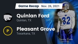 Recap: Quinlan Ford  vs. Pleasant Grove  2021