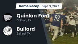 Recap: Quinlan Ford  vs. Bullard  2022