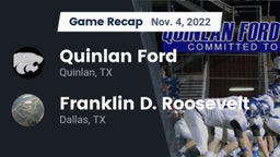 Recap: Quinlan Ford  vs. Franklin D. Roosevelt  2022