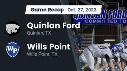 Recap: Quinlan Ford  vs. Wills Point  2023