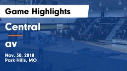 Central  vs av Game Highlights - Nov. 30, 2018