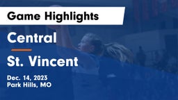 Central  vs St. Vincent  Game Highlights - Dec. 14, 2023