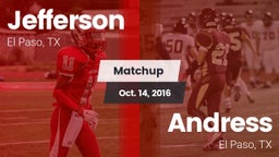 Matchup: Jefferson vs. Andress  2016