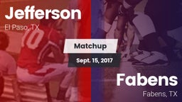 Matchup: Jefferson vs. Fabens  2017