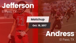 Matchup: Jefferson vs. Andress  2017