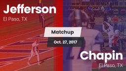 Matchup: Jefferson vs. Chapin  2017