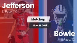 Matchup: Jefferson vs. Bowie  2017