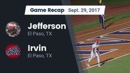 Recap: Jefferson  vs. Irvin  2017