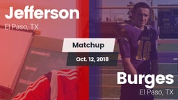 Matchup: Jefferson vs. Burges  2018