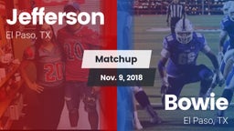 Matchup: Jefferson vs. Bowie  2018