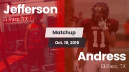 Matchup: Jefferson vs. Andress  2019