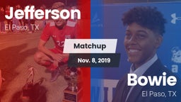 Matchup: Jefferson vs. Bowie  2019
