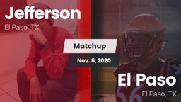 Matchup: Jefferson vs. El Paso  2020