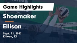 Shoemaker  vs Ellison  Game Highlights - Sept. 21, 2022