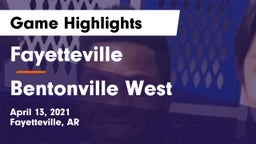 Fayetteville  vs Bentonville West  Game Highlights - April 13, 2021