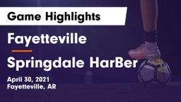 Fayetteville  vs Springdale HarBer Game Highlights - April 30, 2021