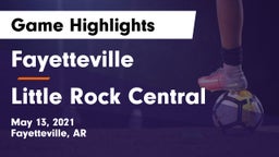 Fayetteville  vs Little Rock Central Game Highlights - May 13, 2021